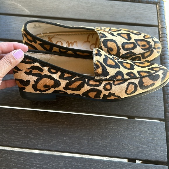 Sam Edelman leopard flats size 6. Gently used - Picture 2 of 6